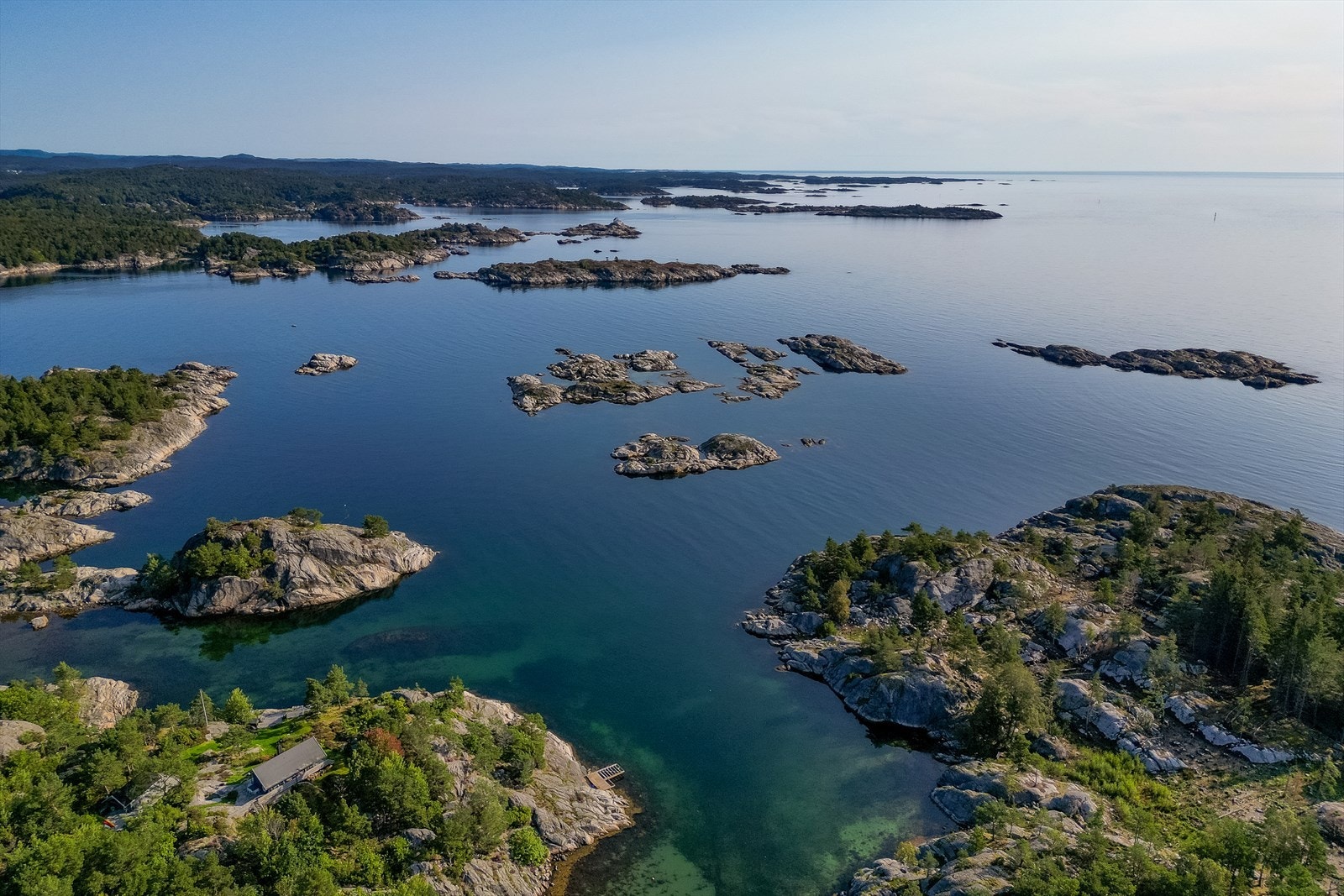 Herlig skjærgård like utenfor Ronnsholmen Galleribilde