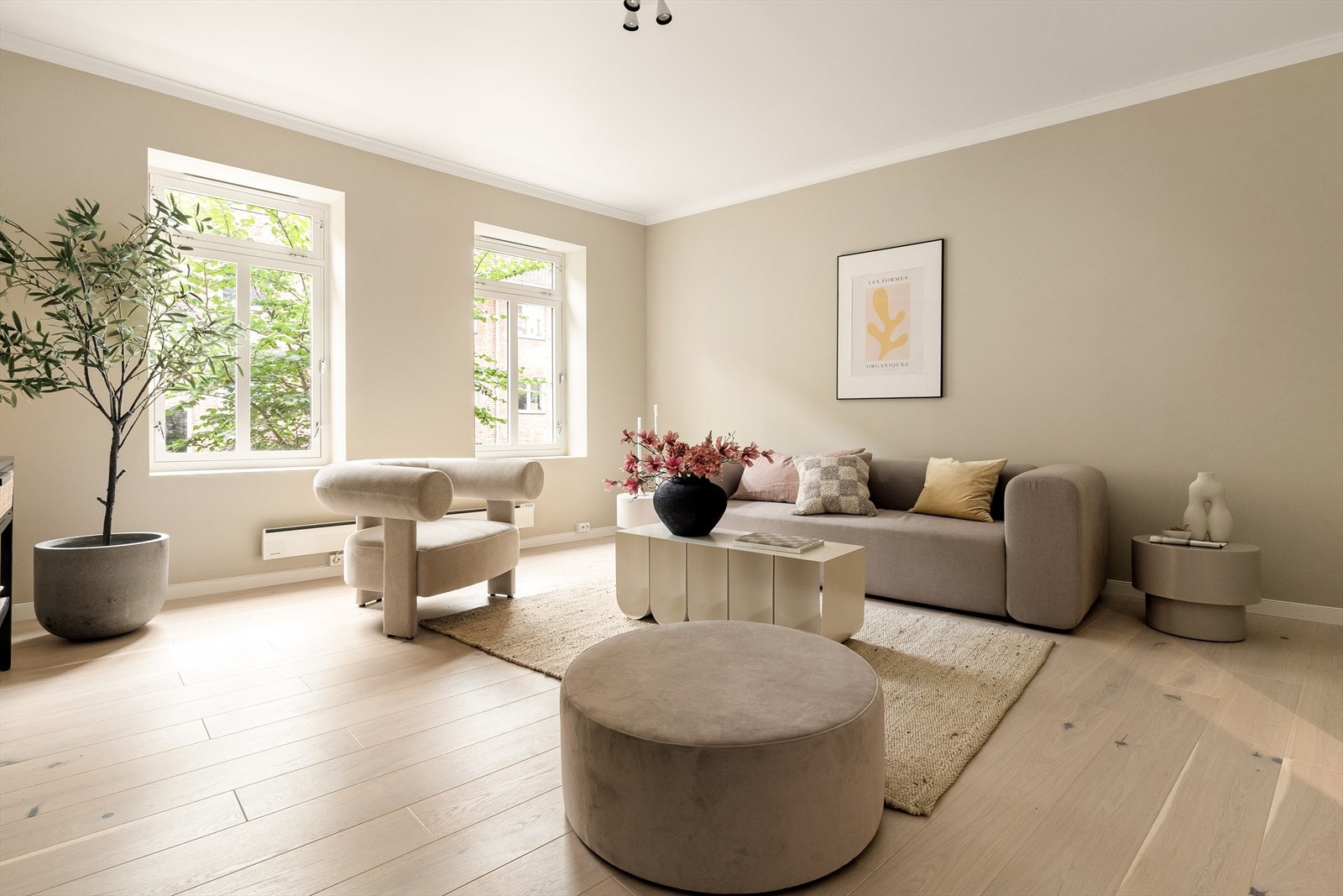 En nyoppusset (2023) og moderne 3-roms leilighet. Galleribilde