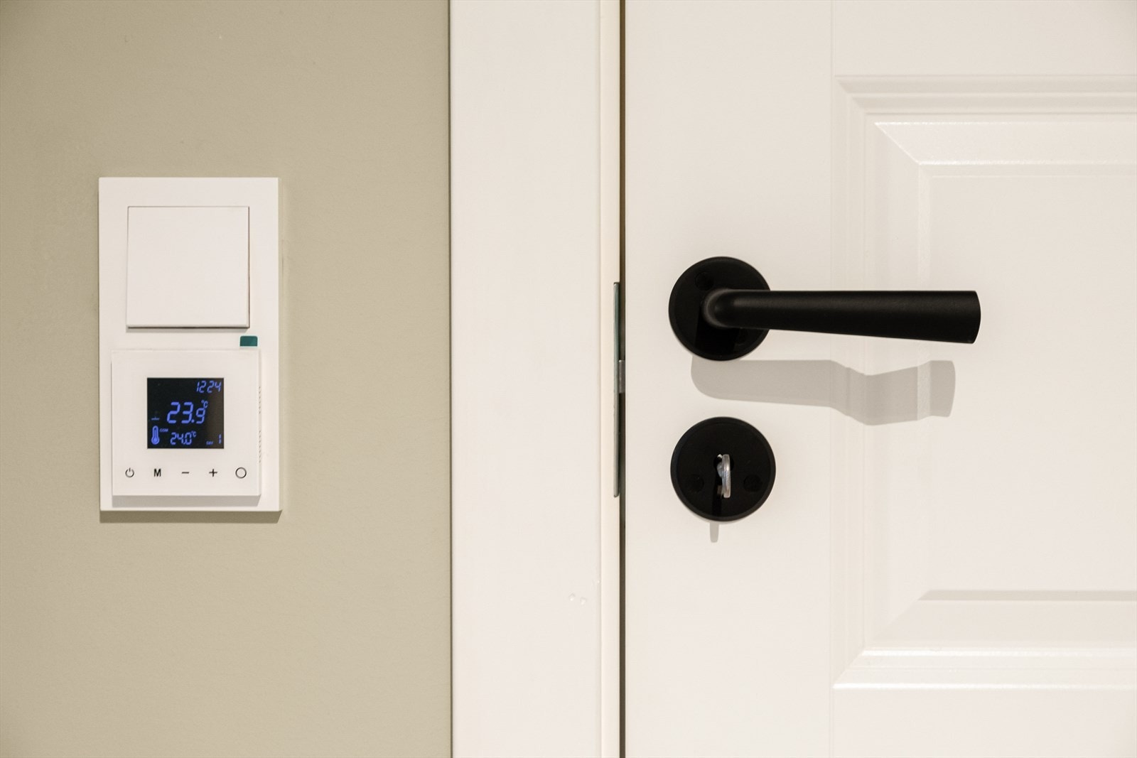 Varmekabler på badet. Galleribilde