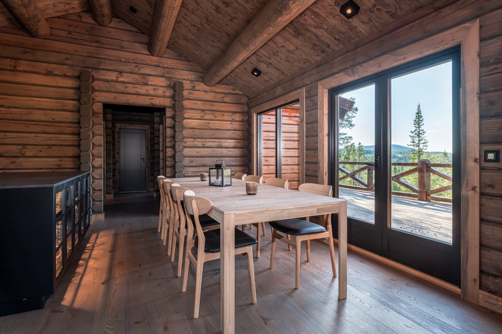 Eksempel på hytte som kan leveres. Visningshytte står like ved Fossan hyttefelt. Ta kontakt med megler for visning. Galleribilde