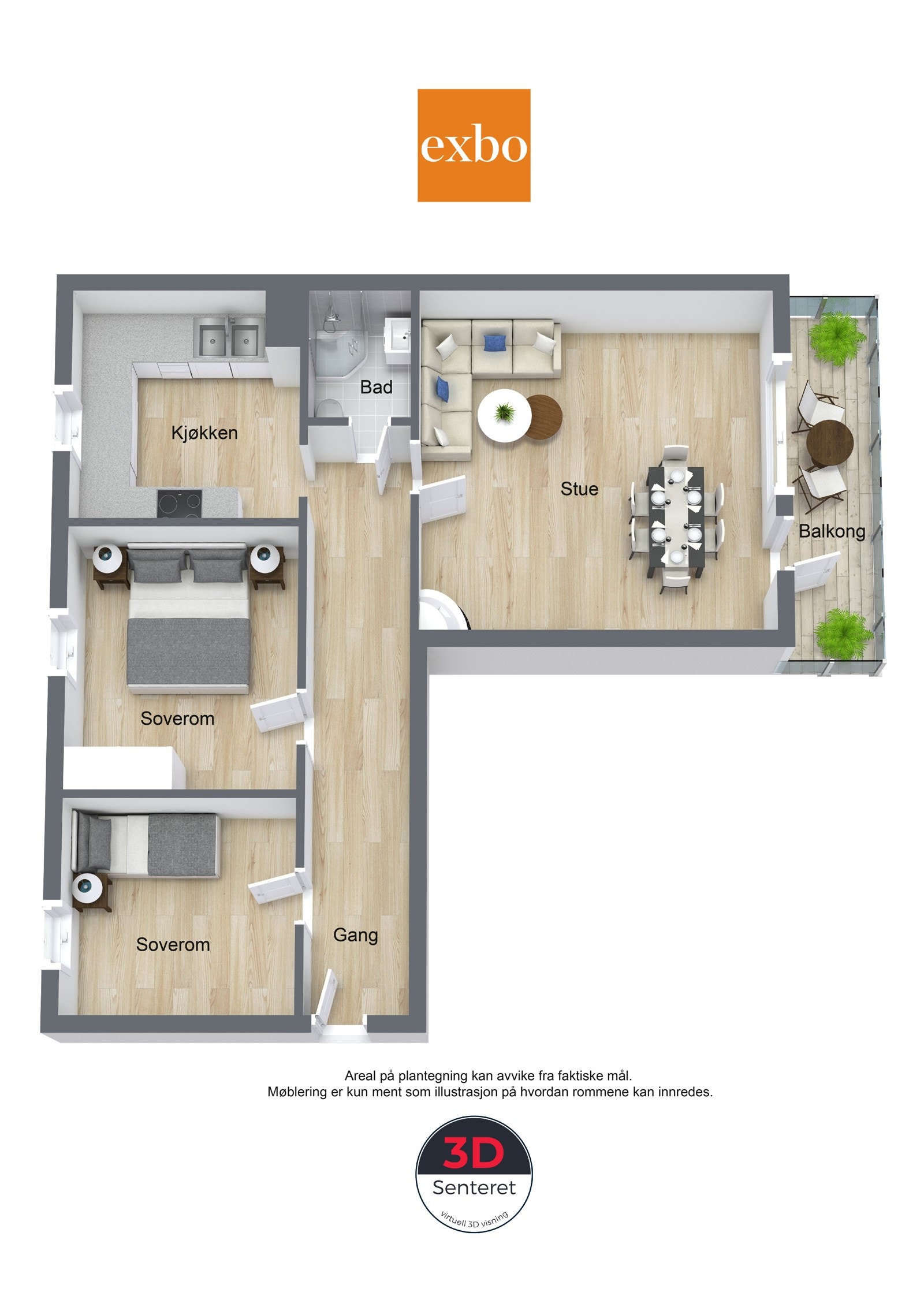 Plantegning Galleribilde