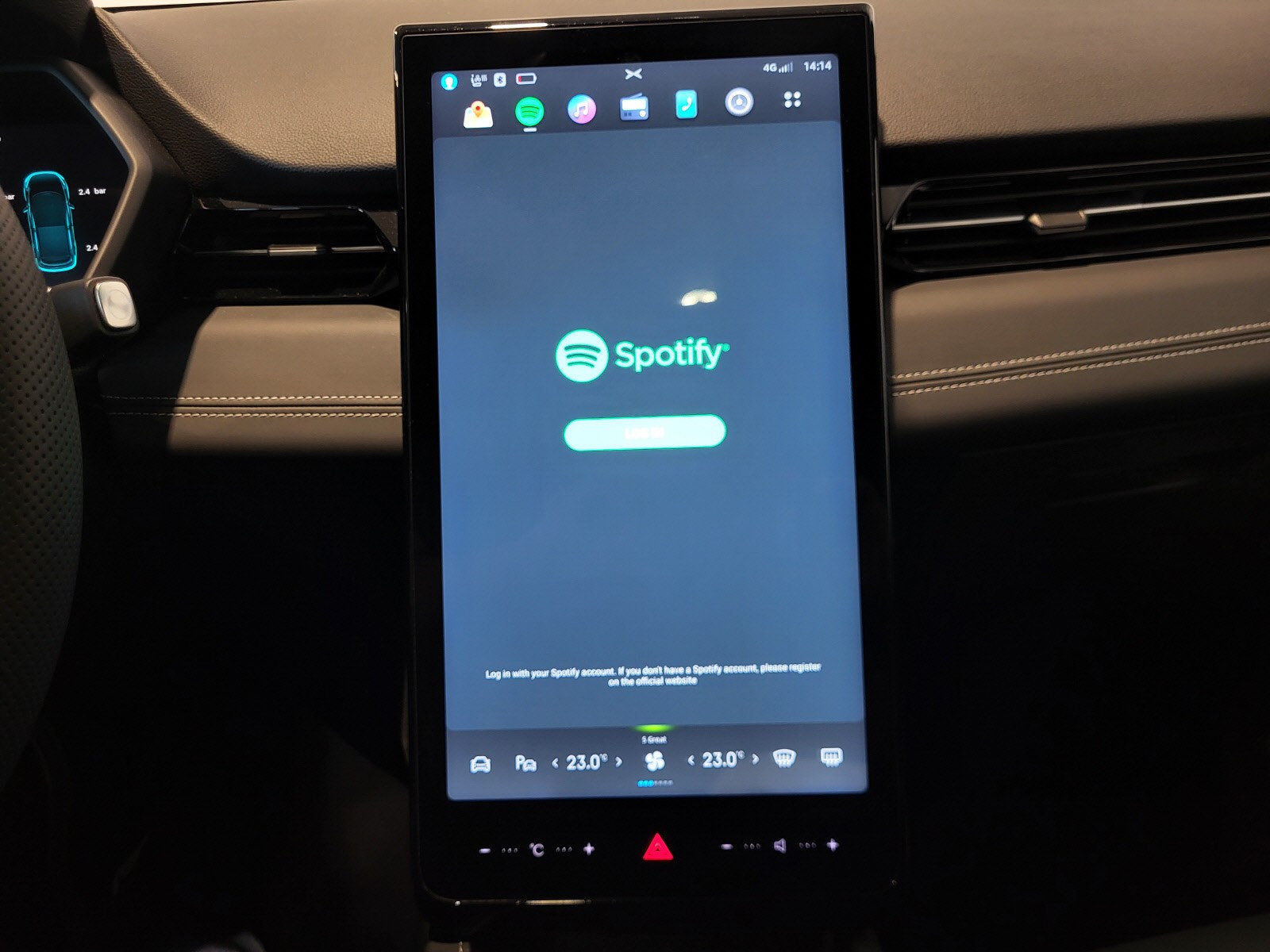 Spotify tilkobling