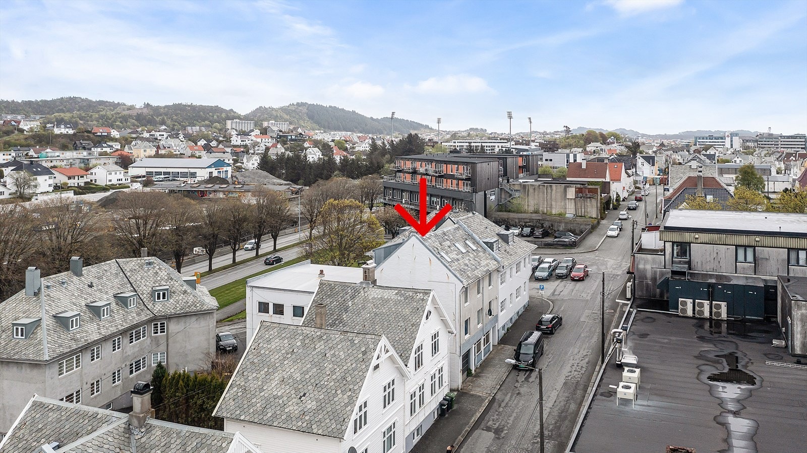 Bygård i Haugesund sentrum Galleribilde