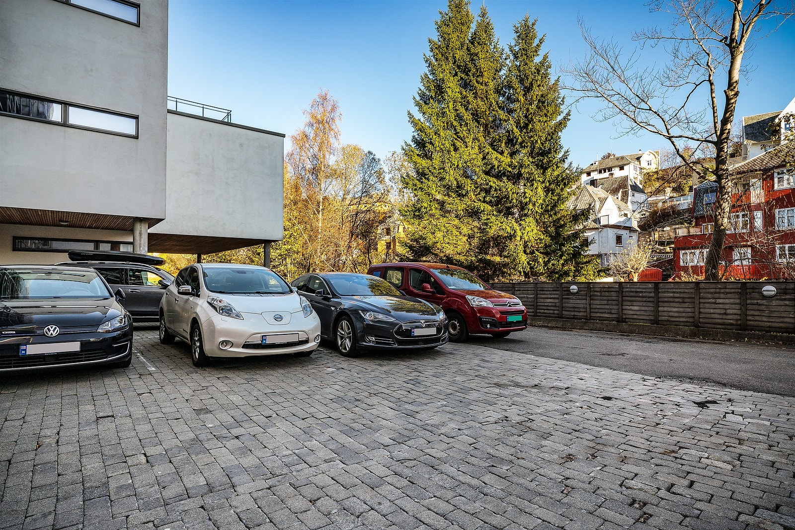 Parkering utenfor Galleribilde