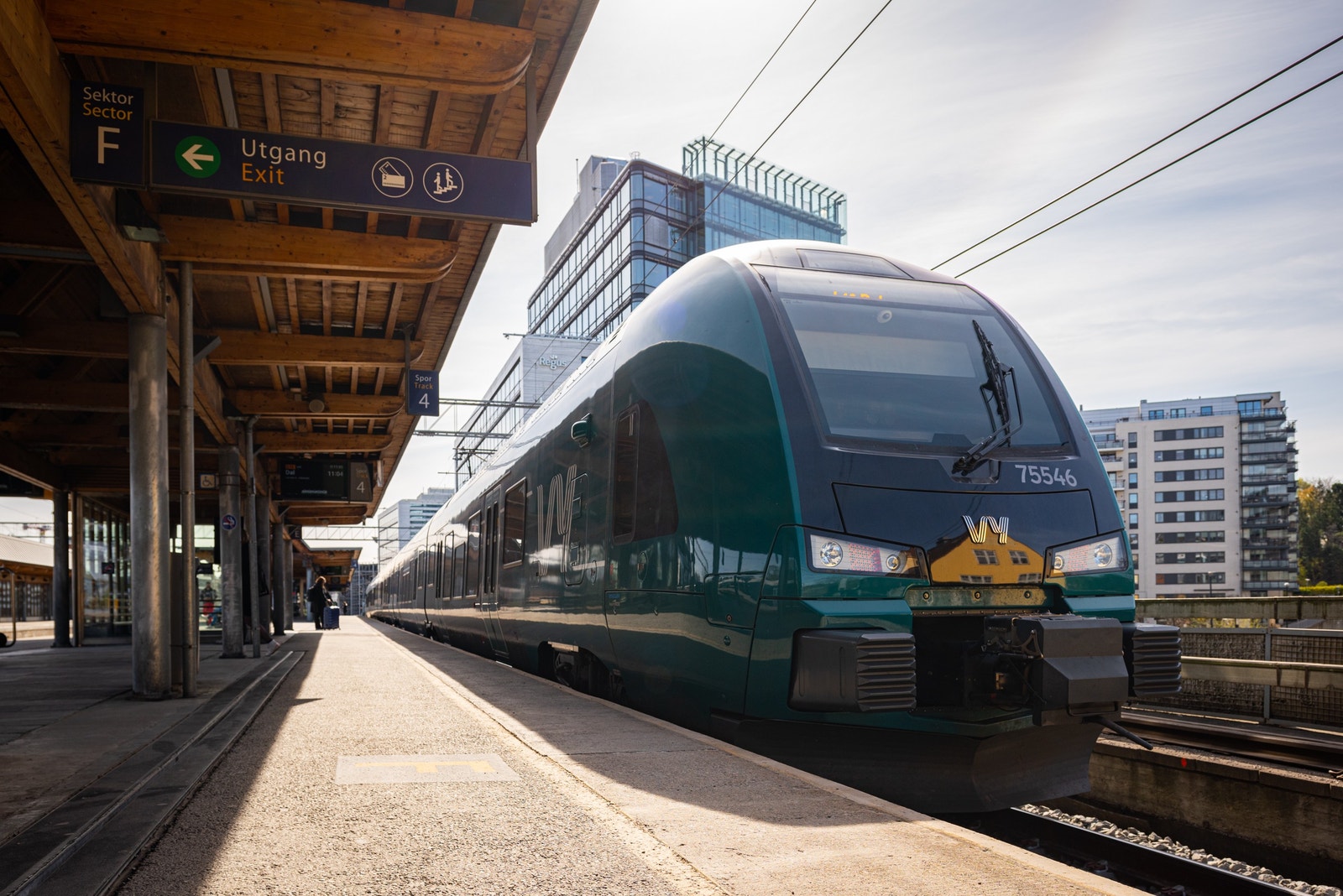 Kort vei til Skøyen sentralstasjon med gode buss- og togforbindelser Galleribilde