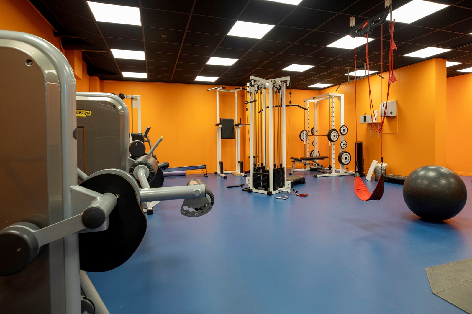 Flott treningsrom til de ansatte Galleribilde