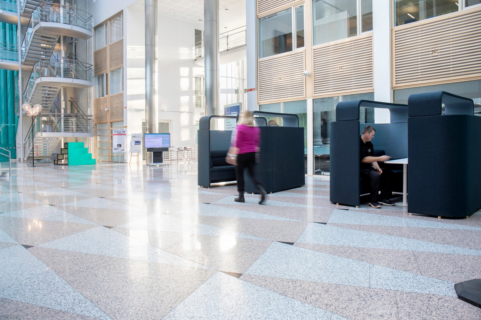 Flere mulige arbeidssoner i fellesarealet Galleribilde