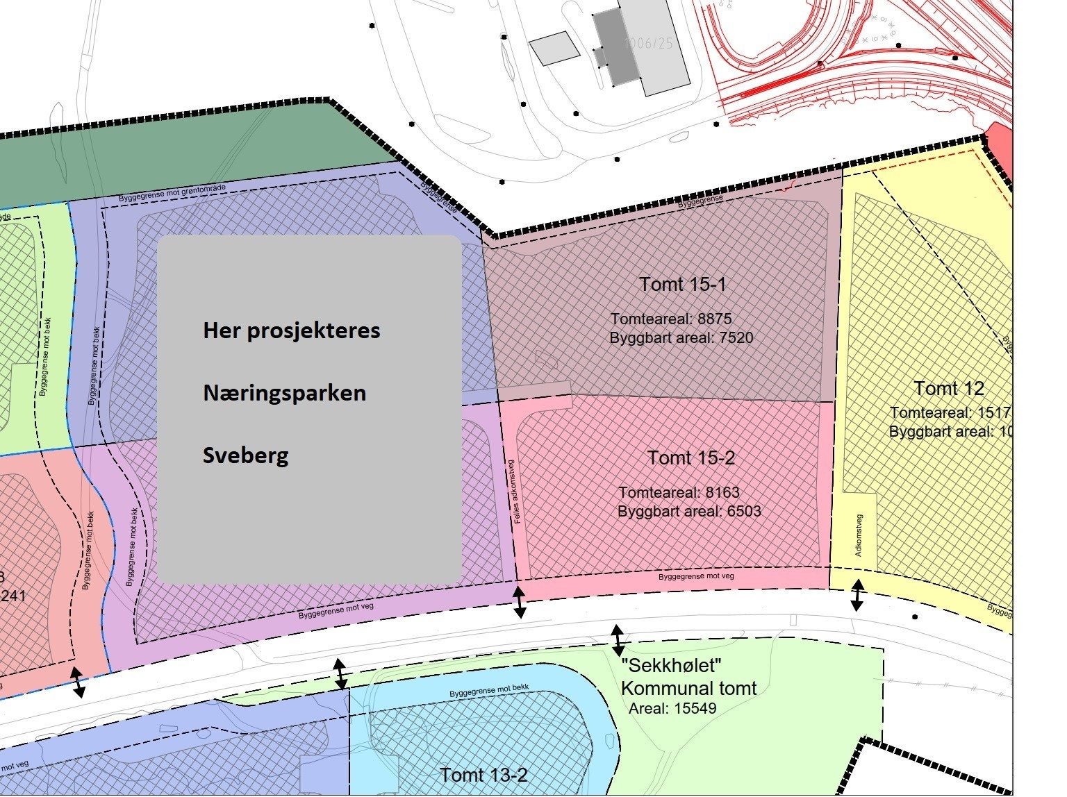 Her prosjekteres Næringsparken Sveberg Galleribilde