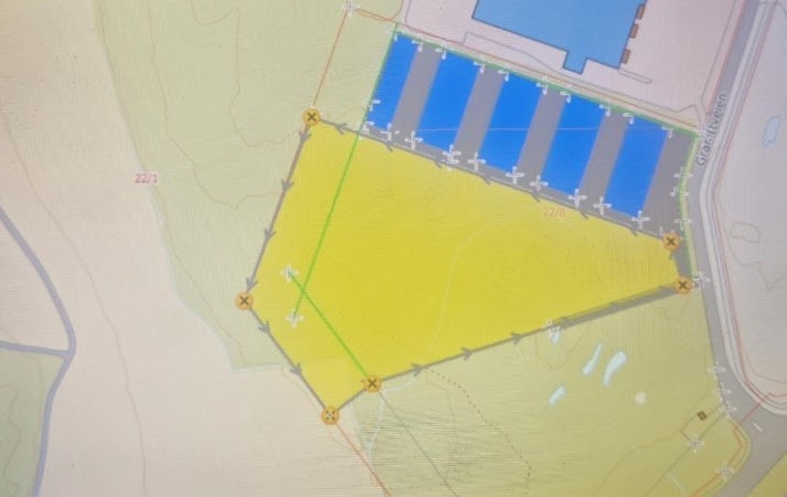 Omtrentlig tomteform Galleribilde