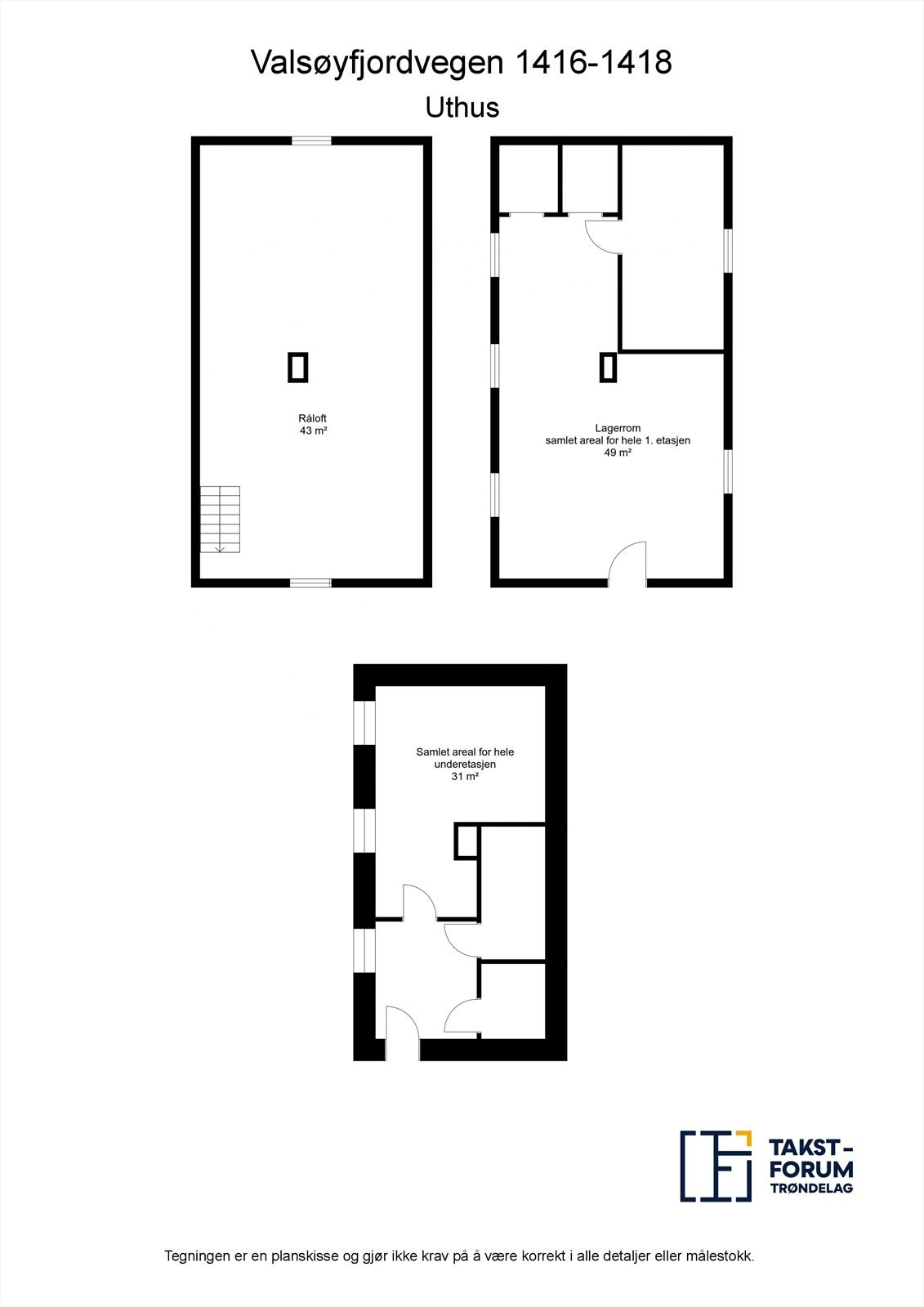 Planskisse Galleribilde
