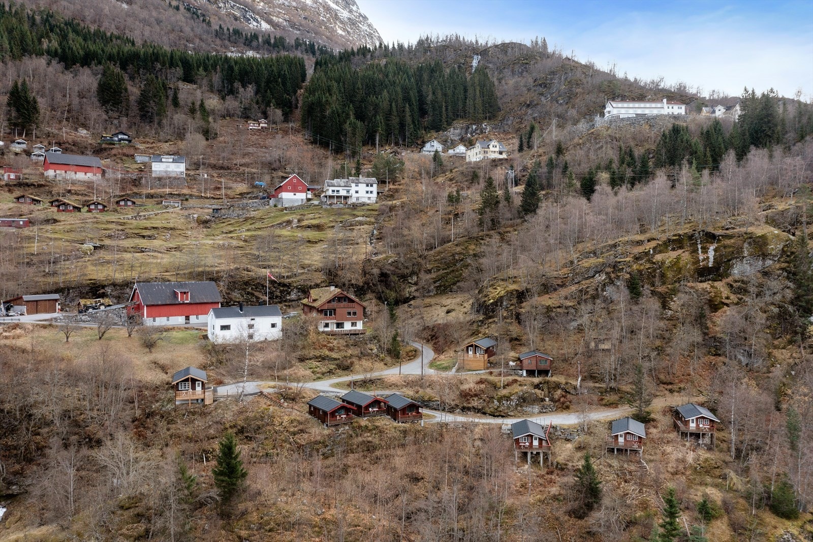Oversiktsbilde - disse hyttene har 1 soverom Galleribilde