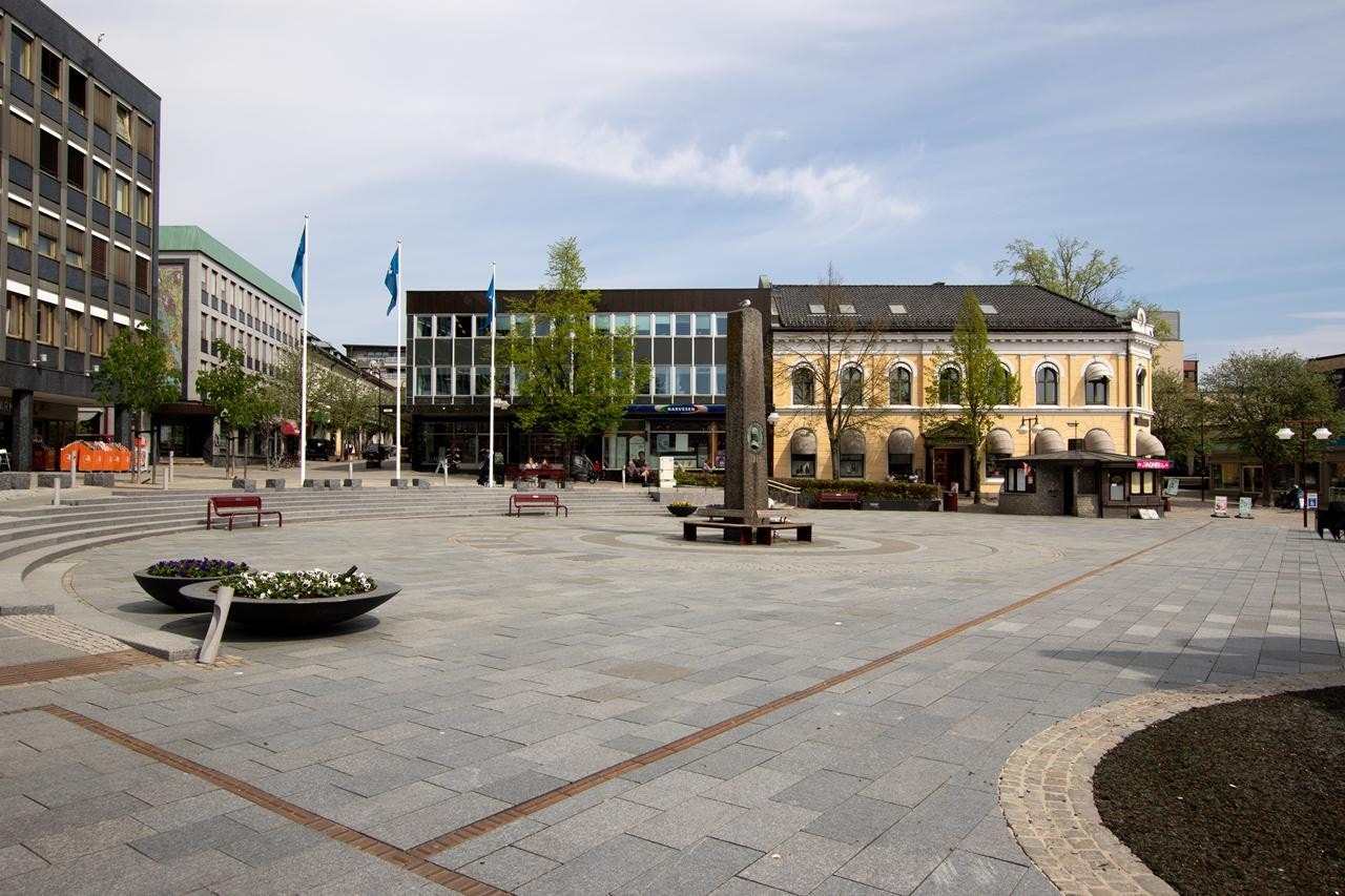 Kun 100 m til byens torg Galleribilde
