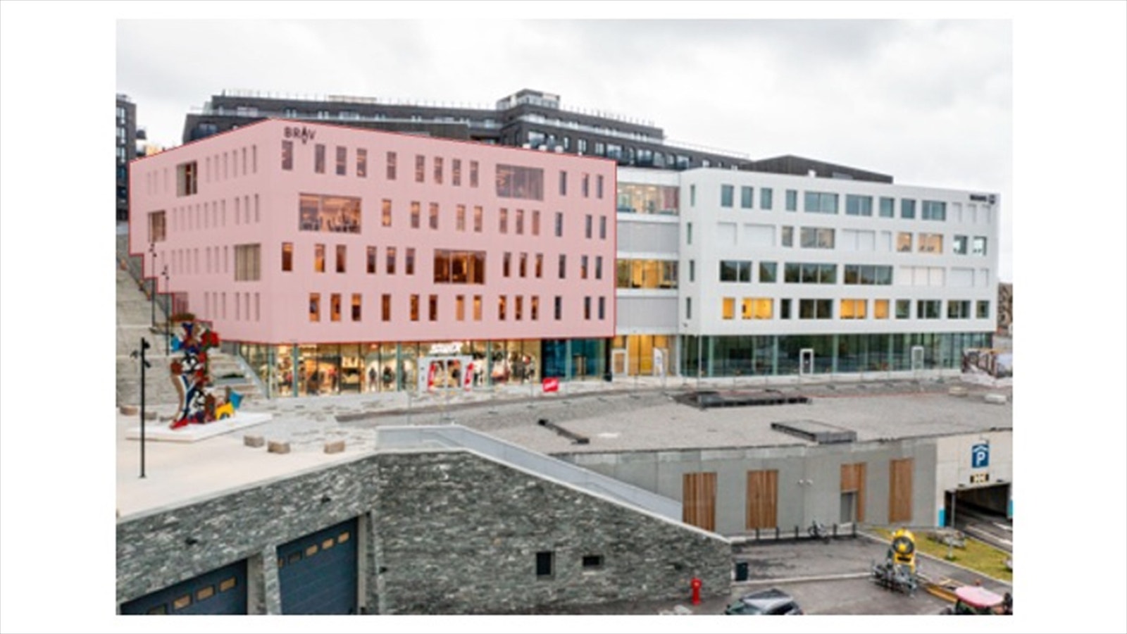 I Snøkrystallen 11 har vi for utleie totalt 4 etasjer med kontorlokaler Galleribilde