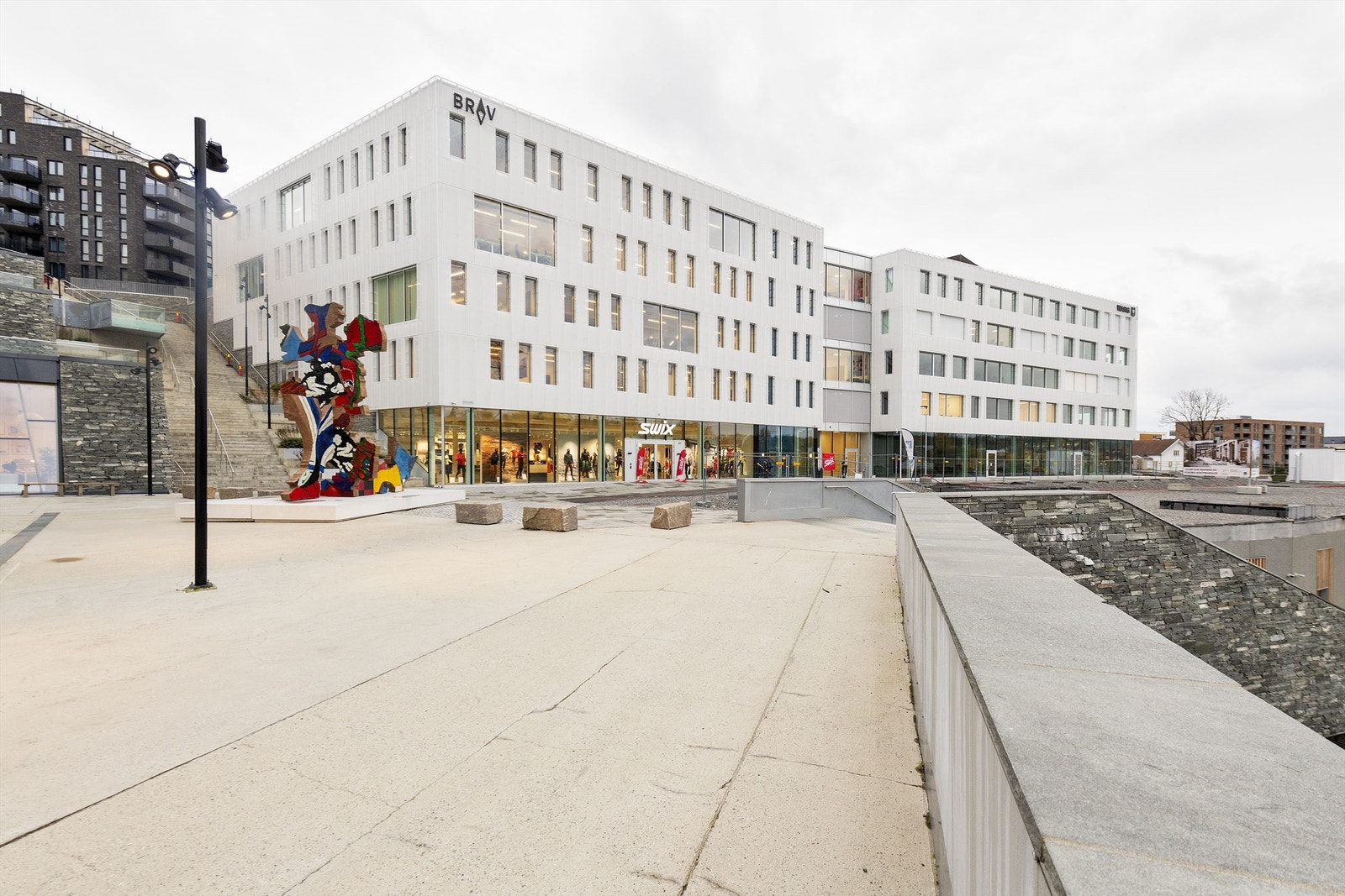 Snøkrystallen 11 ligger fint til i Snøbyen med god profilering Galleribilde
