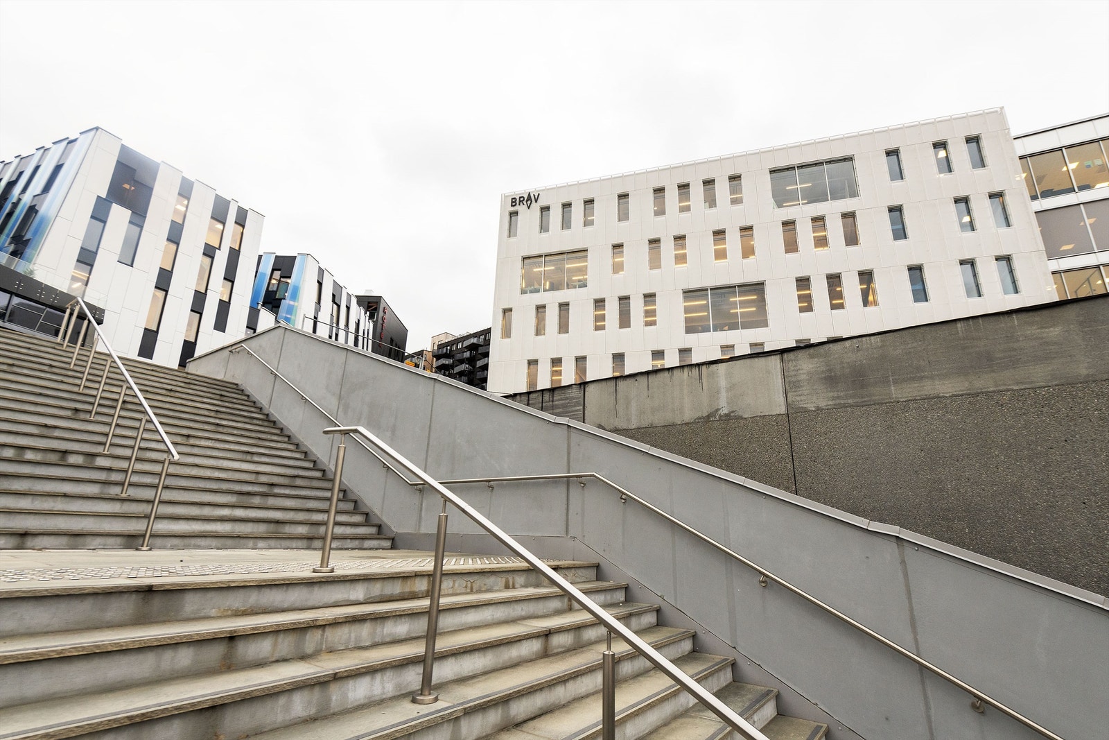 Snøbyen er et moderne og attraktivt område Galleribilde