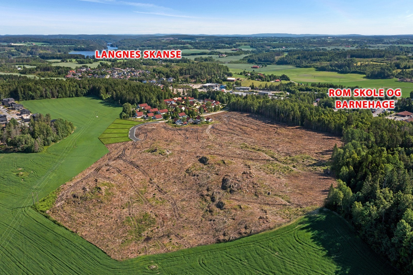 Landlig og fin beliggenhet Galleribilde