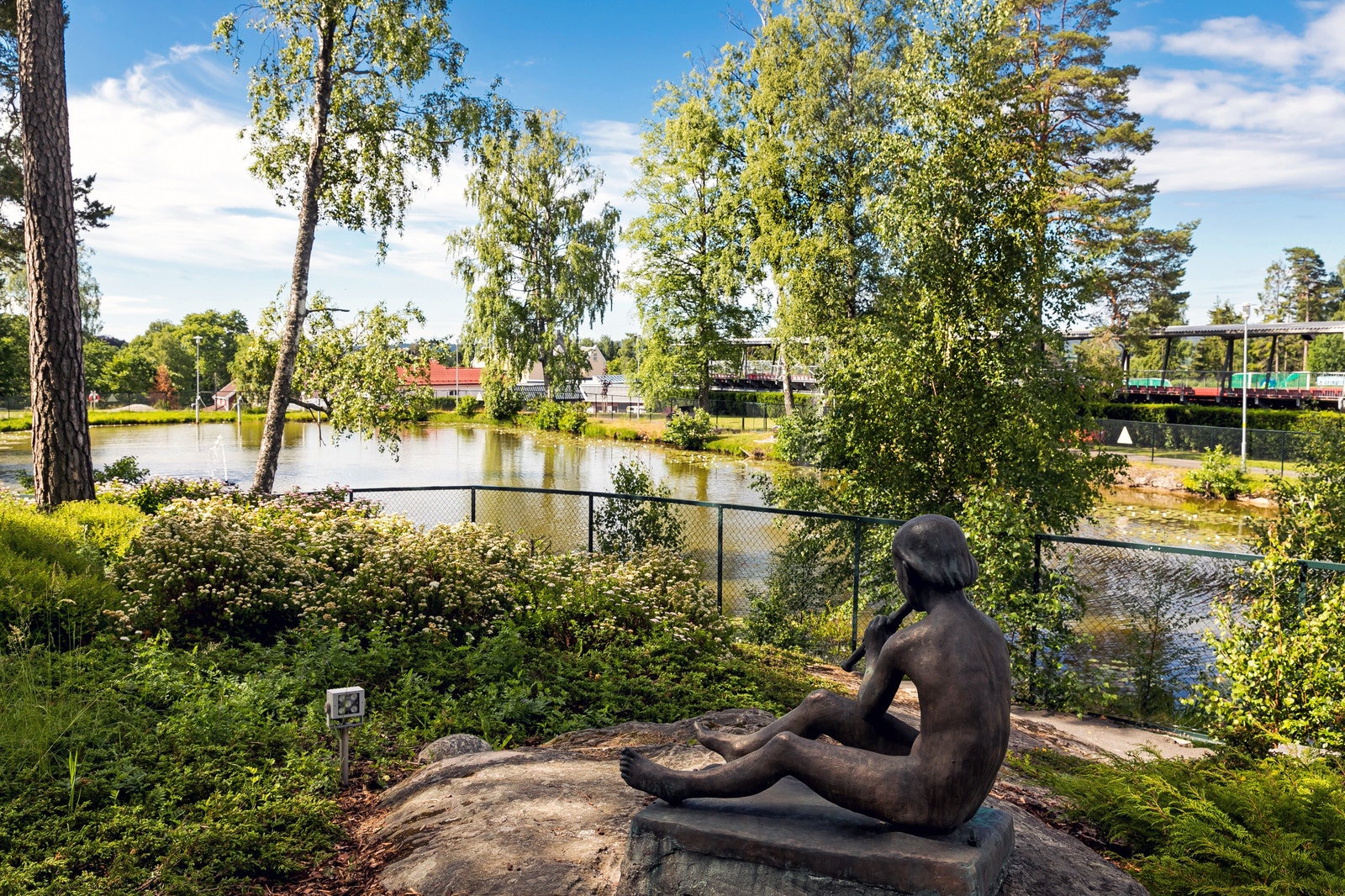 Folkeparken i sentrum Galleribilde