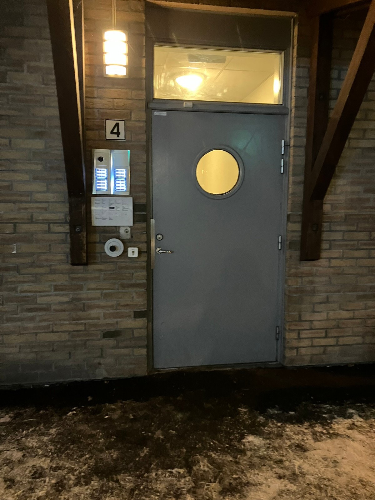 Hovedinngangen fra Blichs gate Galleribilde