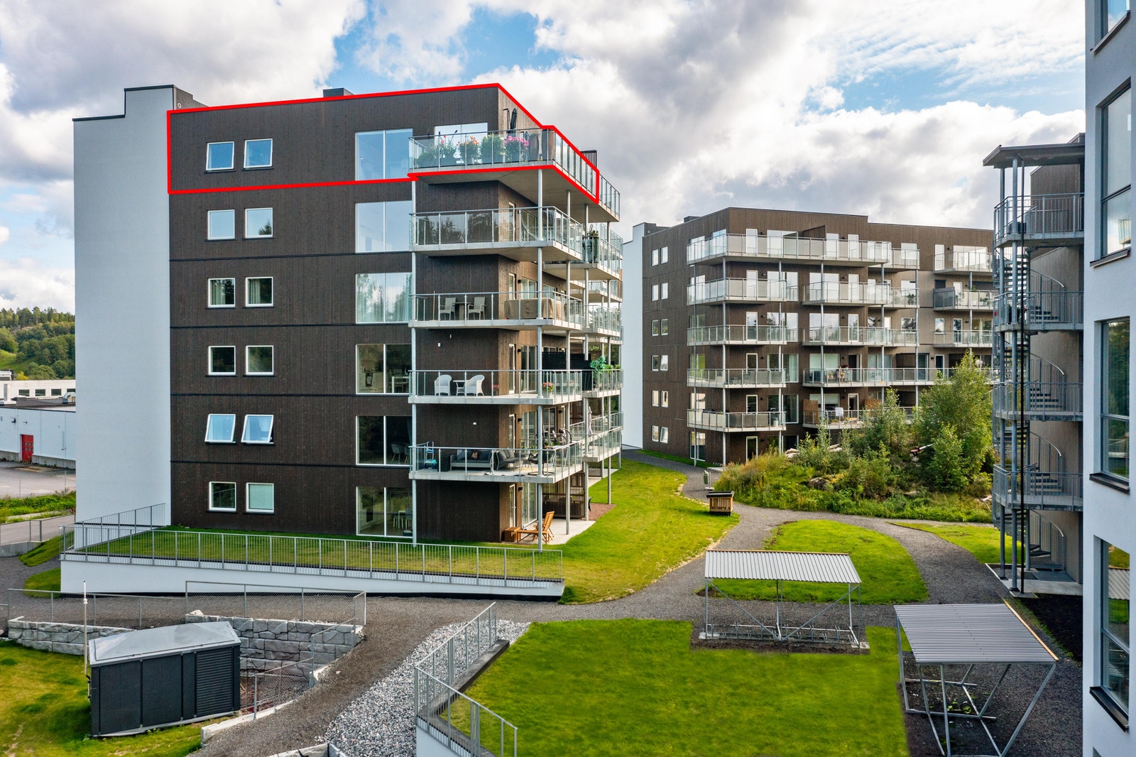 Fellesarealene mellom bygg 2 og 3 Galleribilde