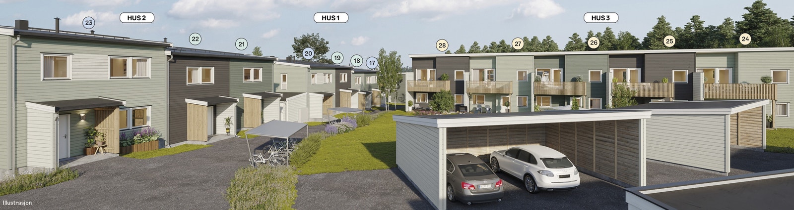 Illustrasjon: Oversiktsbilde med nummer Galleribilde