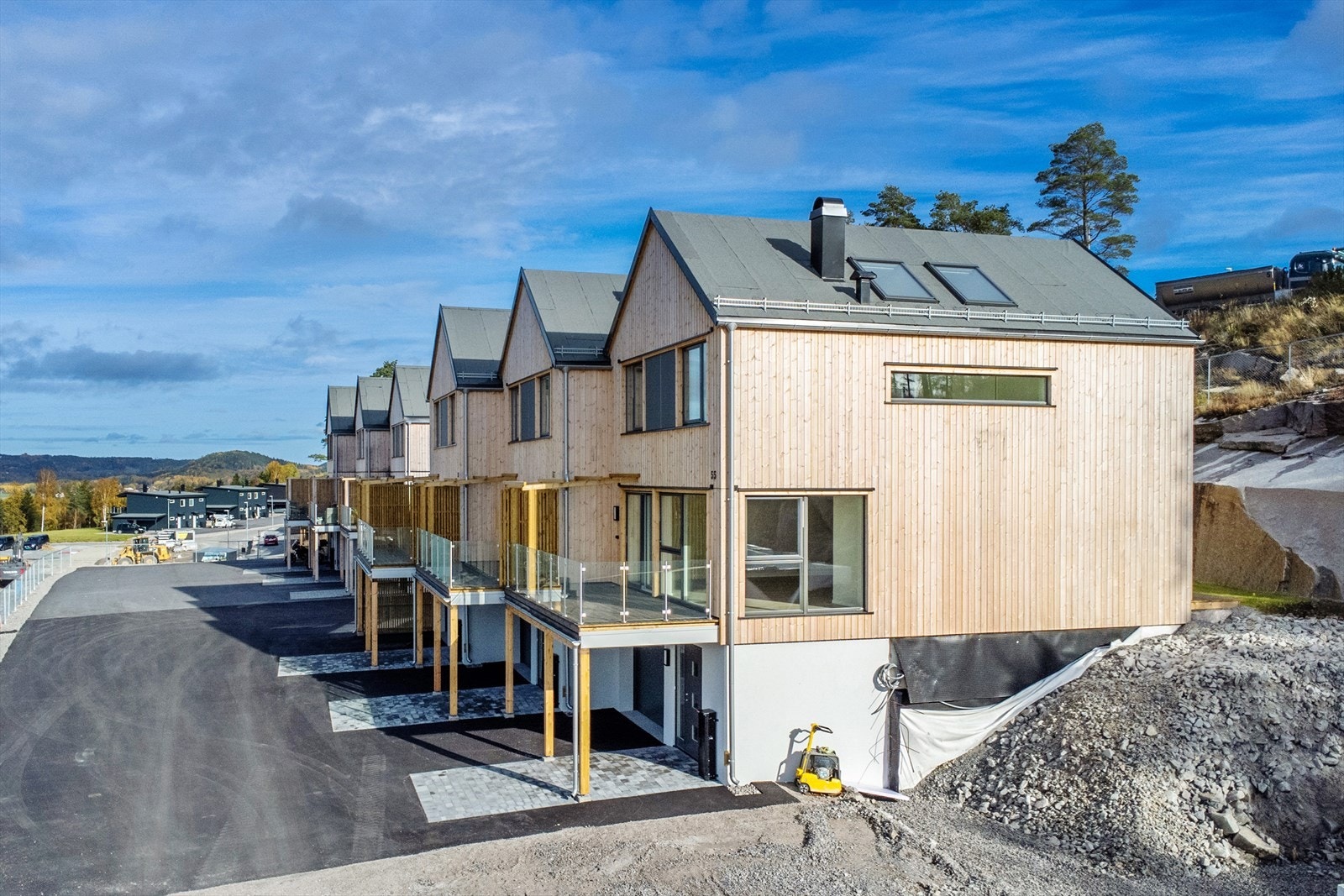 Borettslaget består av totalt 12 boliger over 3 plan. Galleribilde