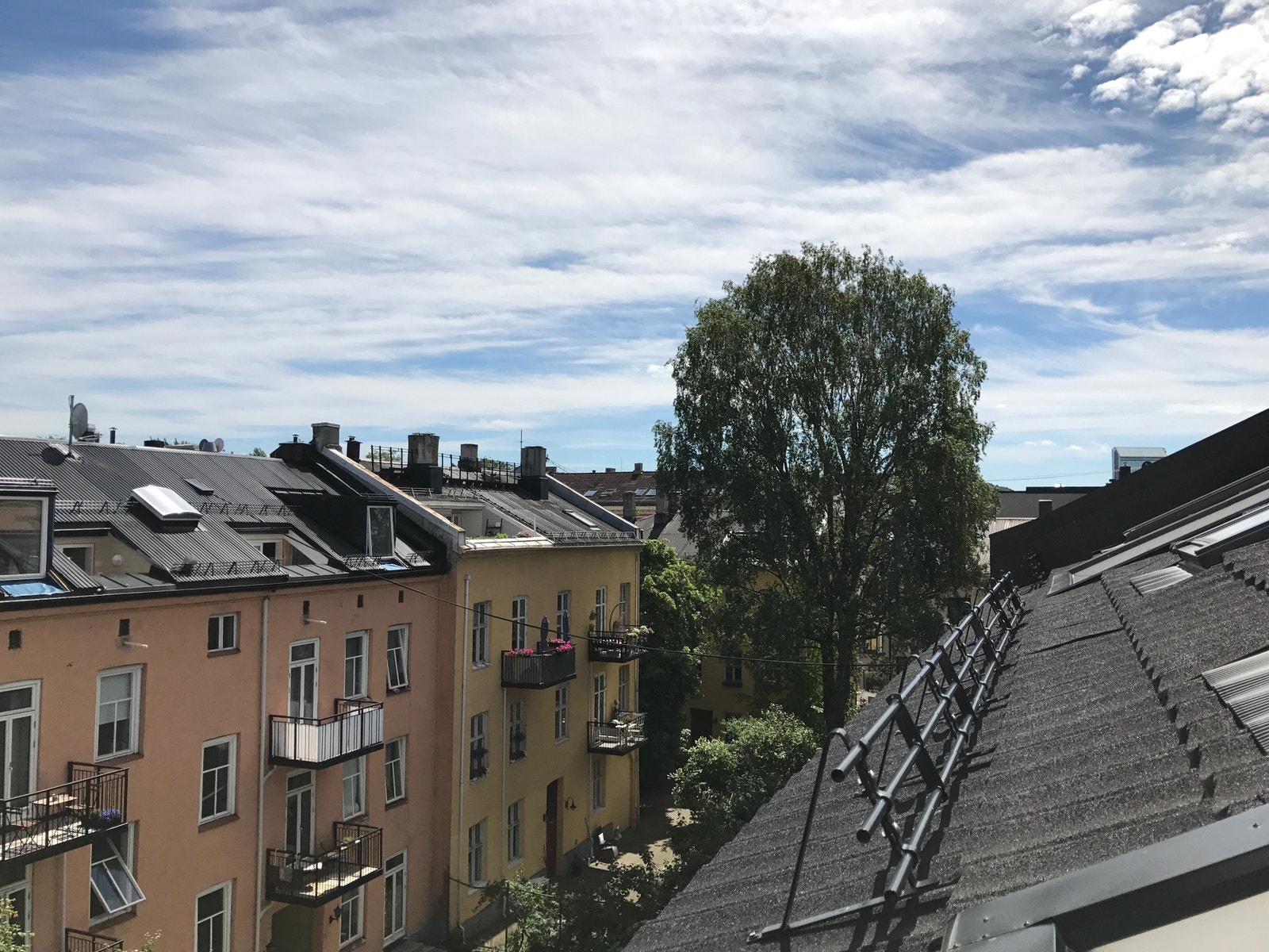 Utsikt terrasse Galleribilde