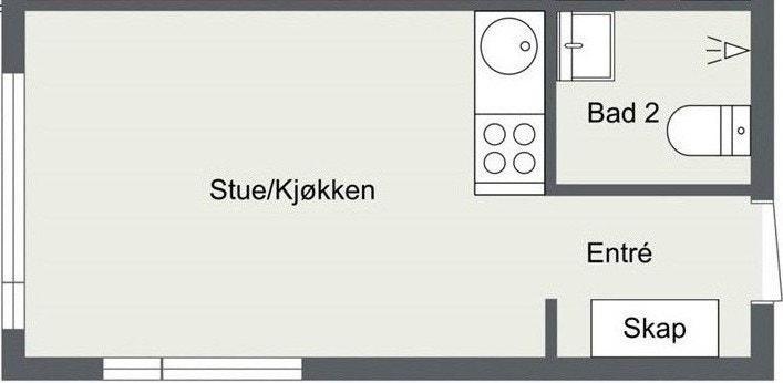 Plantegning Galleribilde