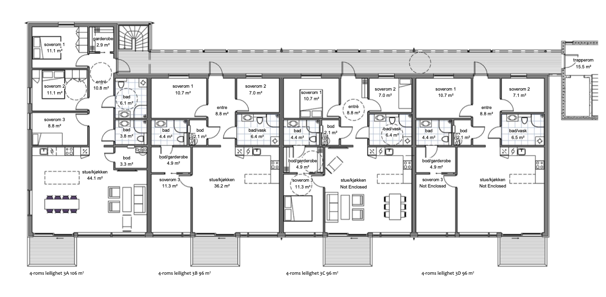planløsning 2 etasje Galleribilde