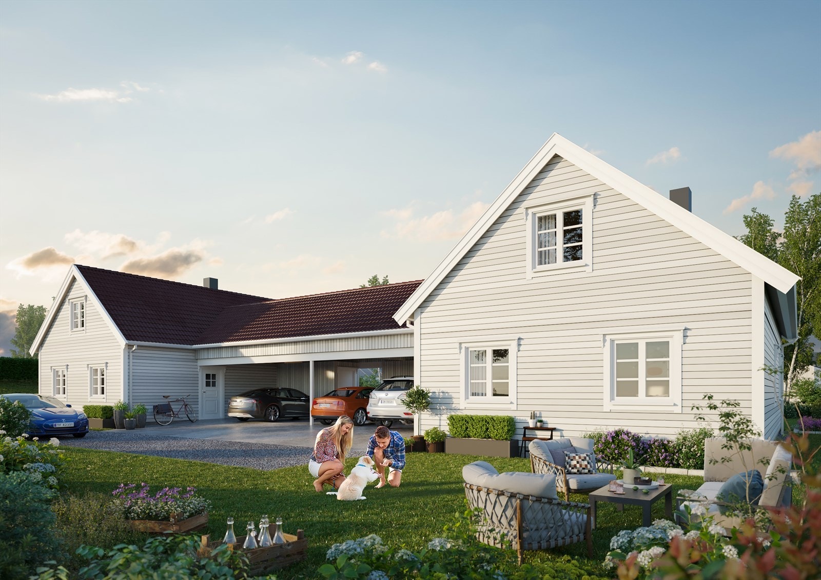 EiendomsMegler1 Vestby/Son har fått gleden av å presentere Rødsveien 173 A og B. Bygging er godt i gang! Galleribilde