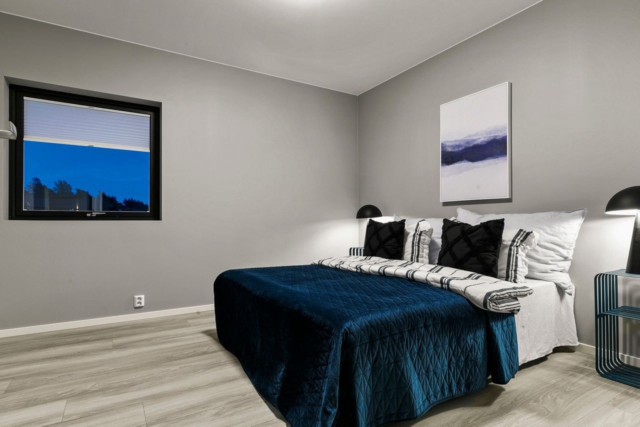 Løsning med soverom fremfor TV-stue Galleribilde