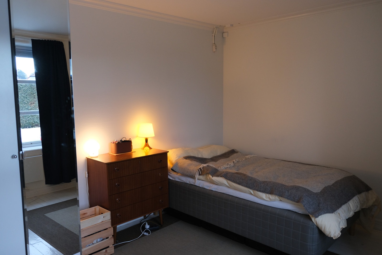 Romslig soverom Galleribilde