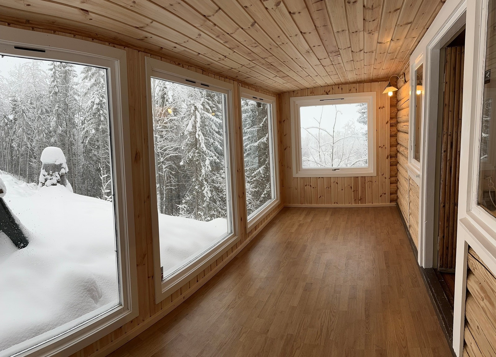 Vinterhage/soverom Galleribilde