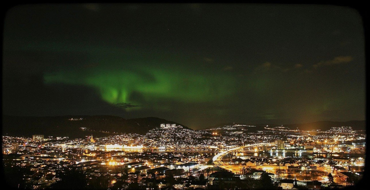 Utsikt fra hybelen Galleribilde