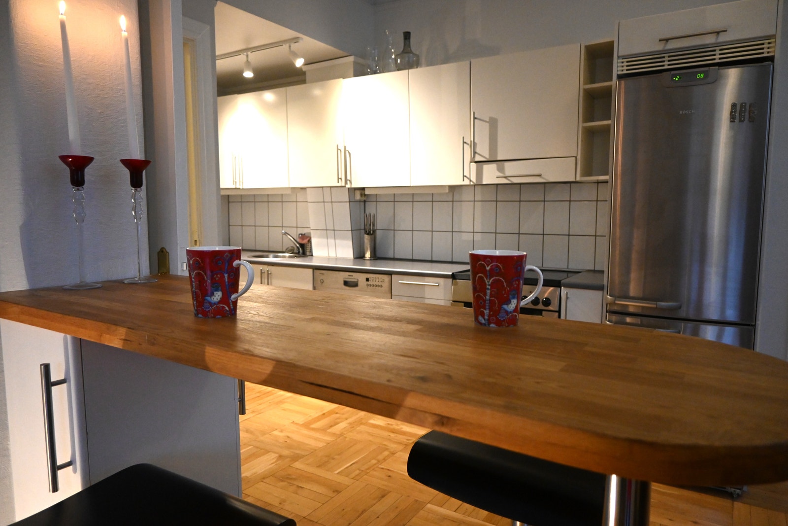 12-velutstyrt kjøkken i rustfritt stål Galleribilde