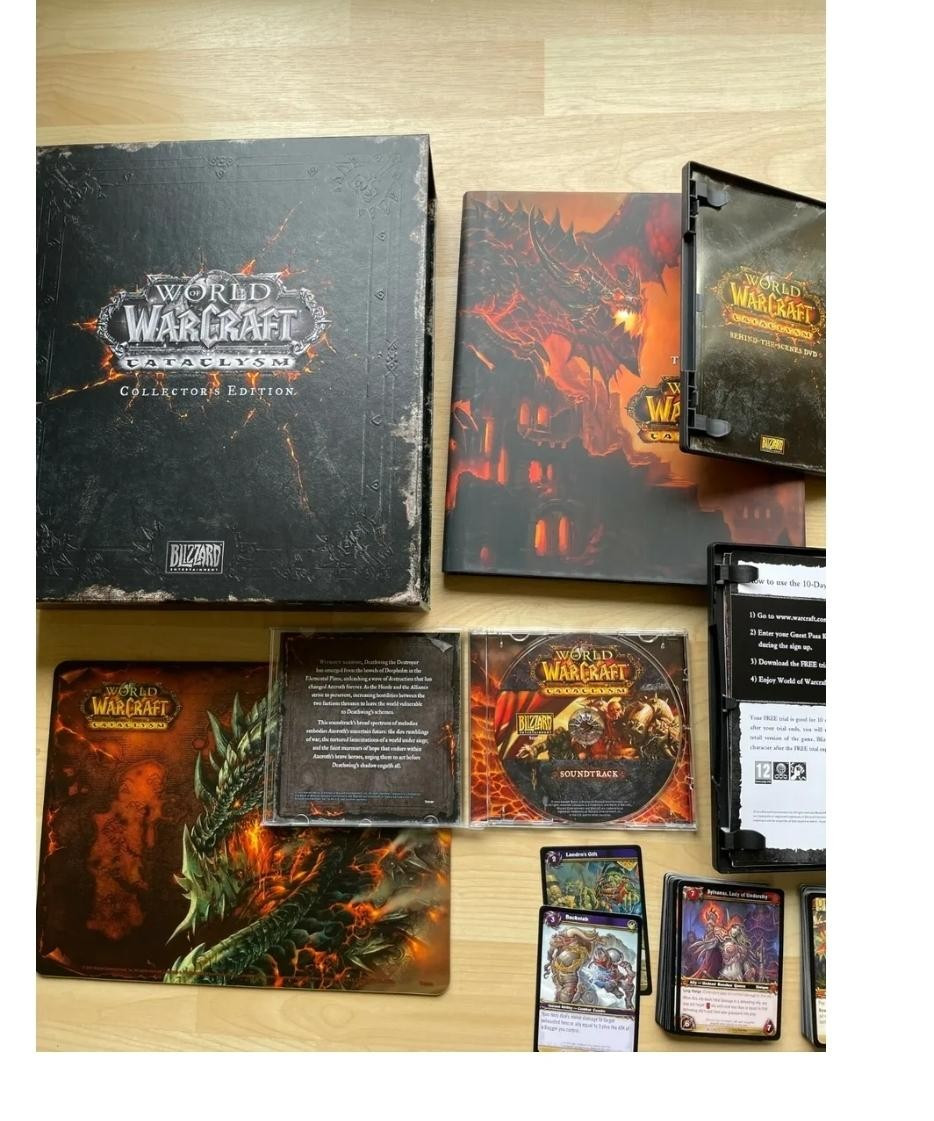 World of Warcraft outlets Cataclysm Collector's Edition