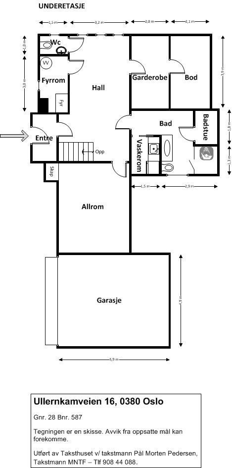 Plantegning Galleribilde