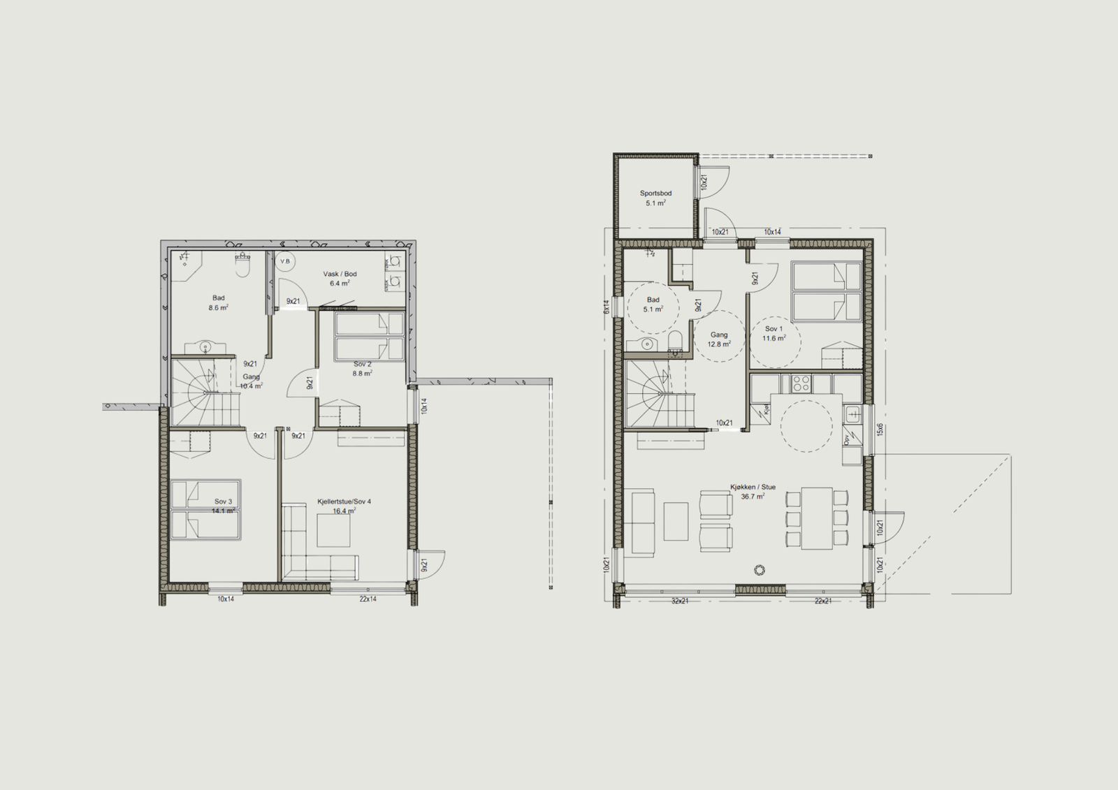 Plantegning Galleribilde