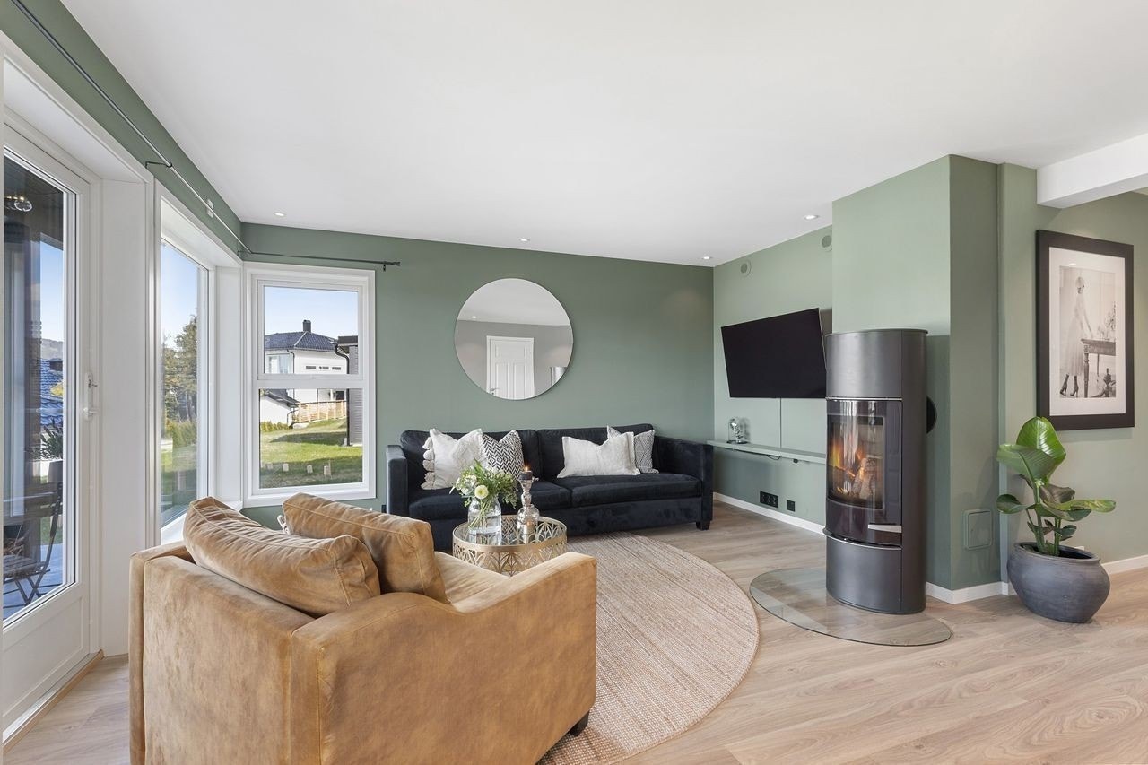 Bilder fra lignende leverte boliger med kundetilpasninger. Galleribilde