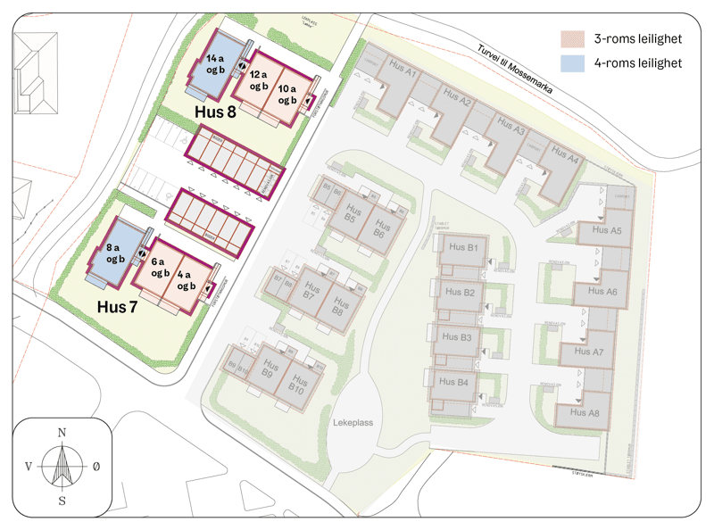 Illustrasjon situasjonskart Galleribilde