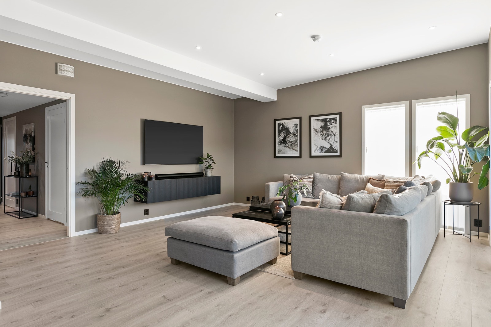 Bildet fra tilsvarende bolig i ett annet prosjekt. Boligen er en endeleilighet og inneholder tilvalg. Galleribilde