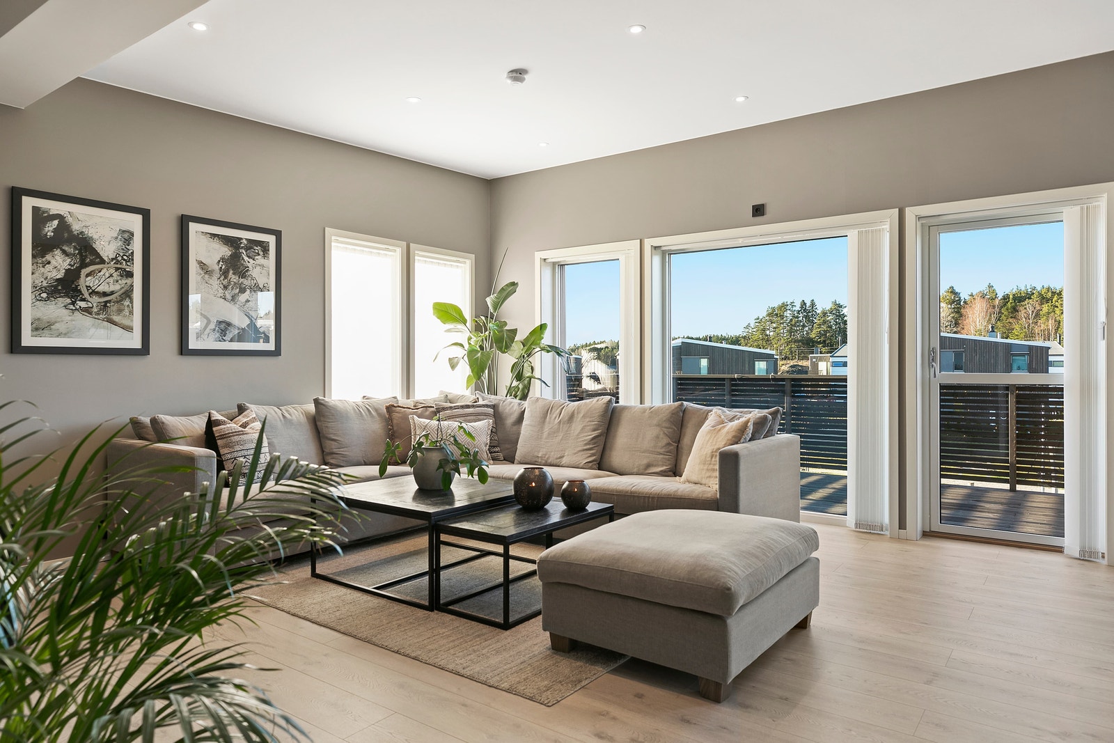 Bildet fra tilsvarende bolig i ett annet prosjekt. Boligen er en endeleilighet og inneholder tilvalg. Galleribilde