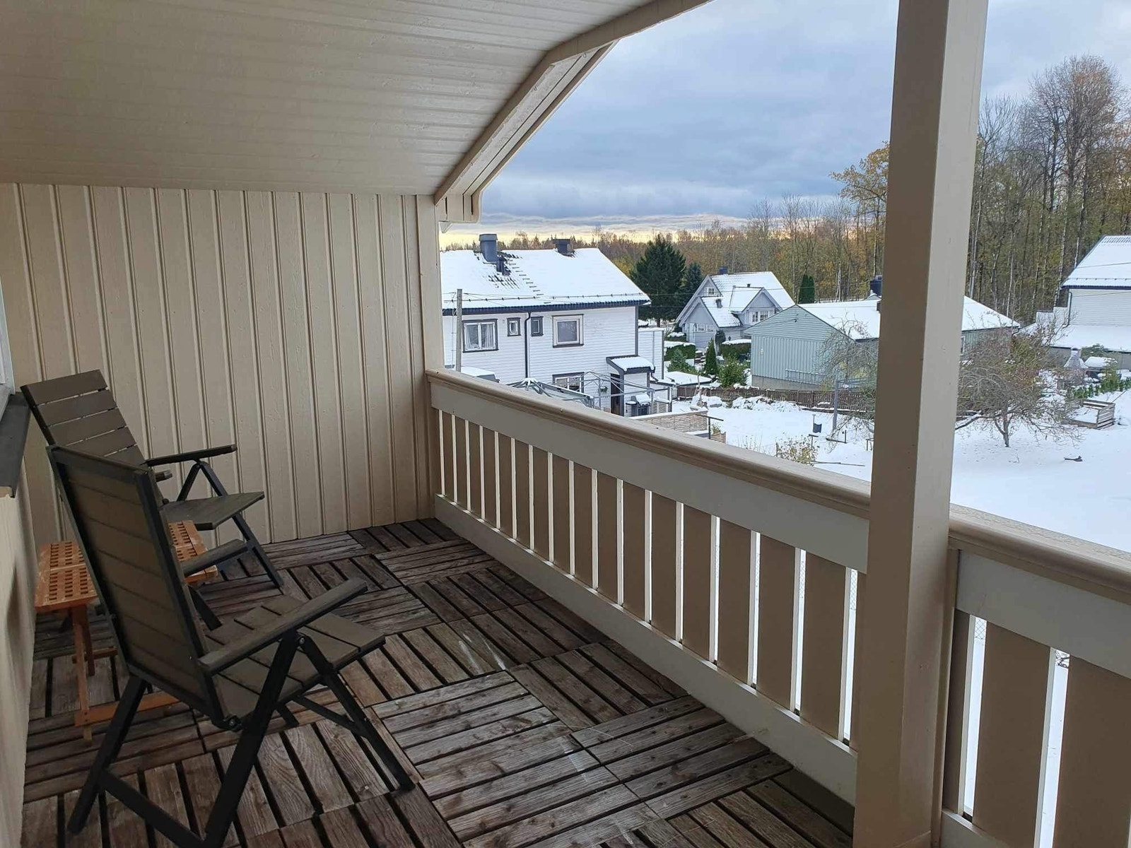 Utsikt fra verandaen Galleribilde