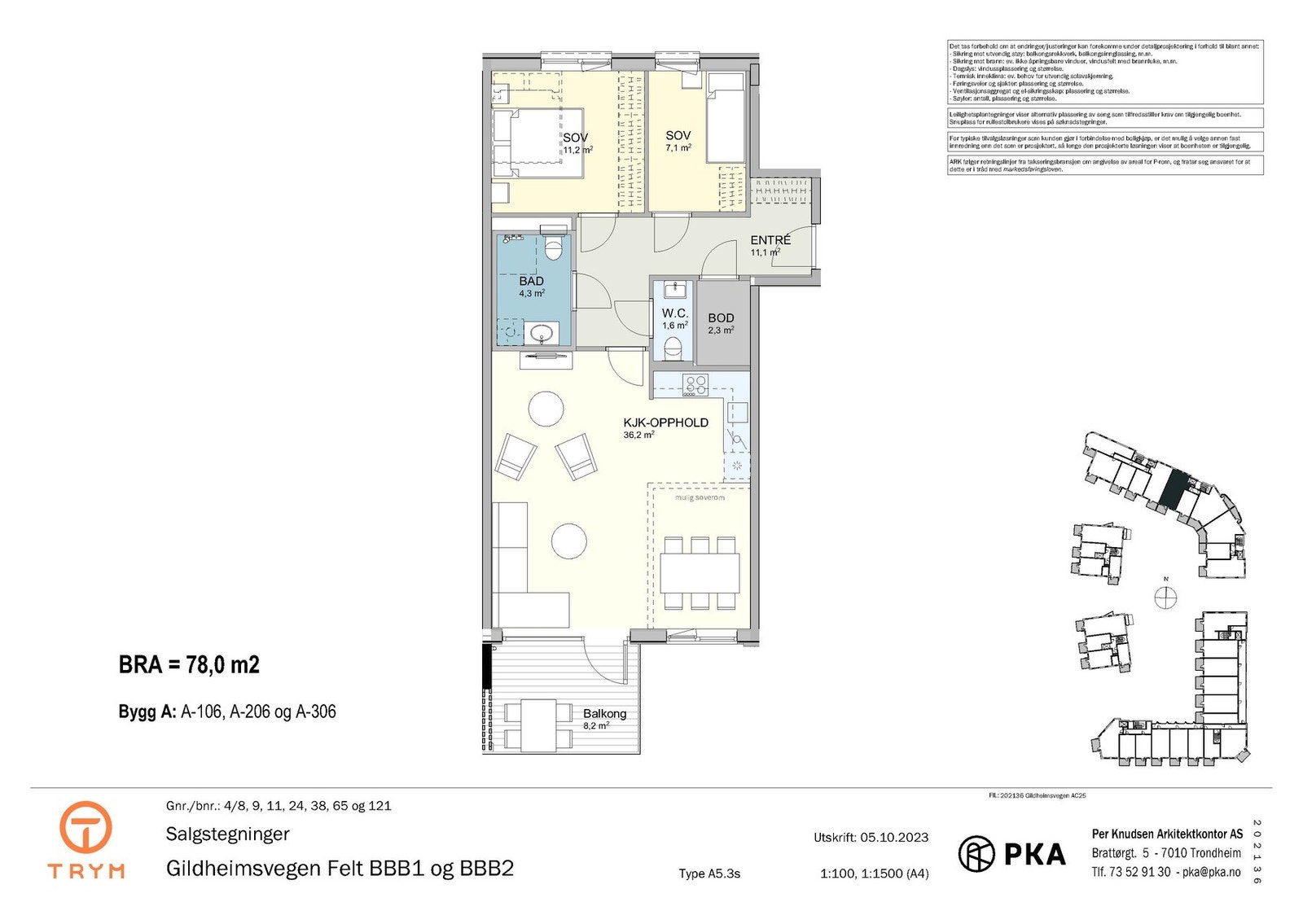 Plantegning. Galleribilde