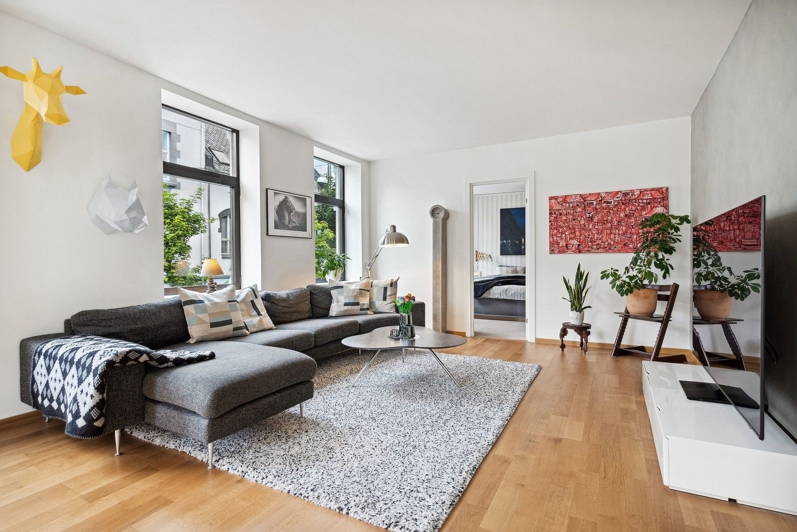 Stue mot hovedsoverom Galleribilde