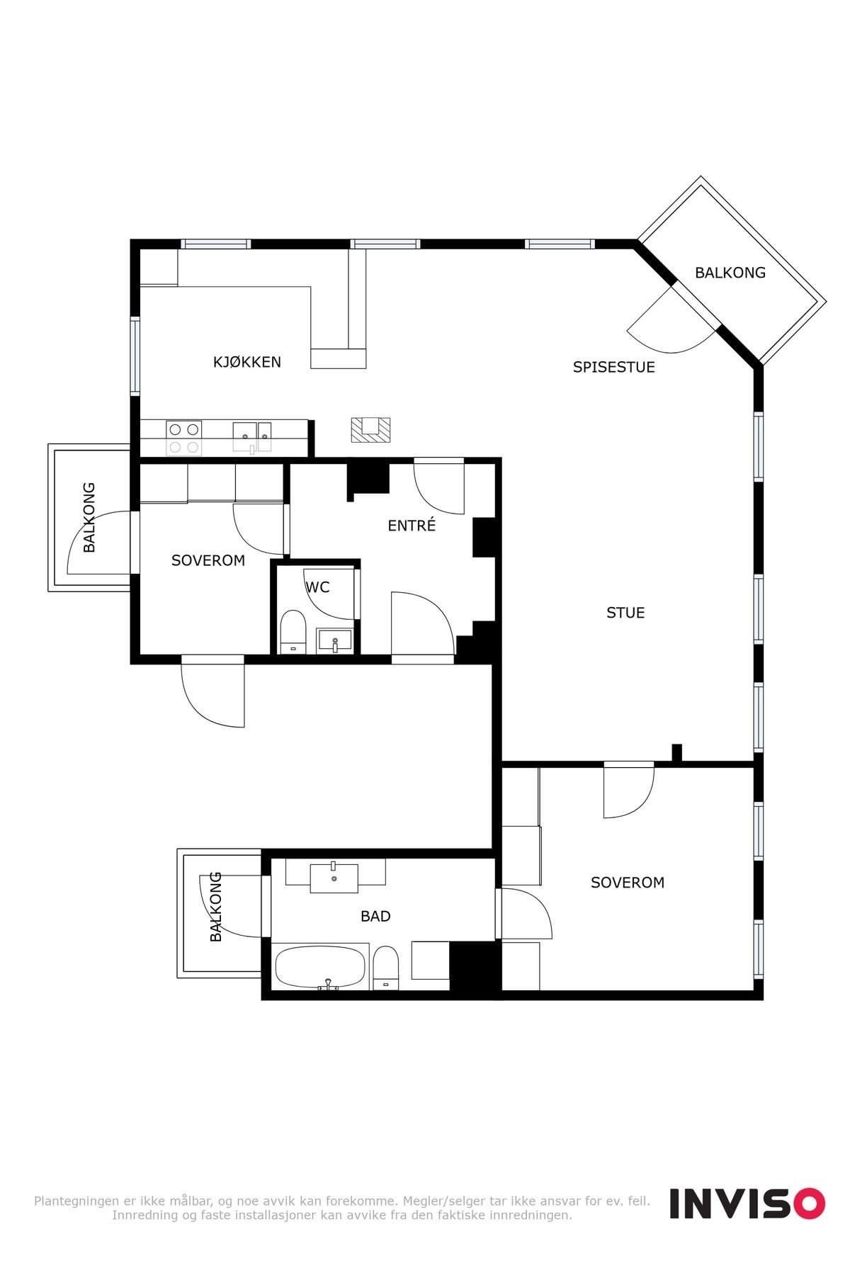 Plantegning Galleribilde