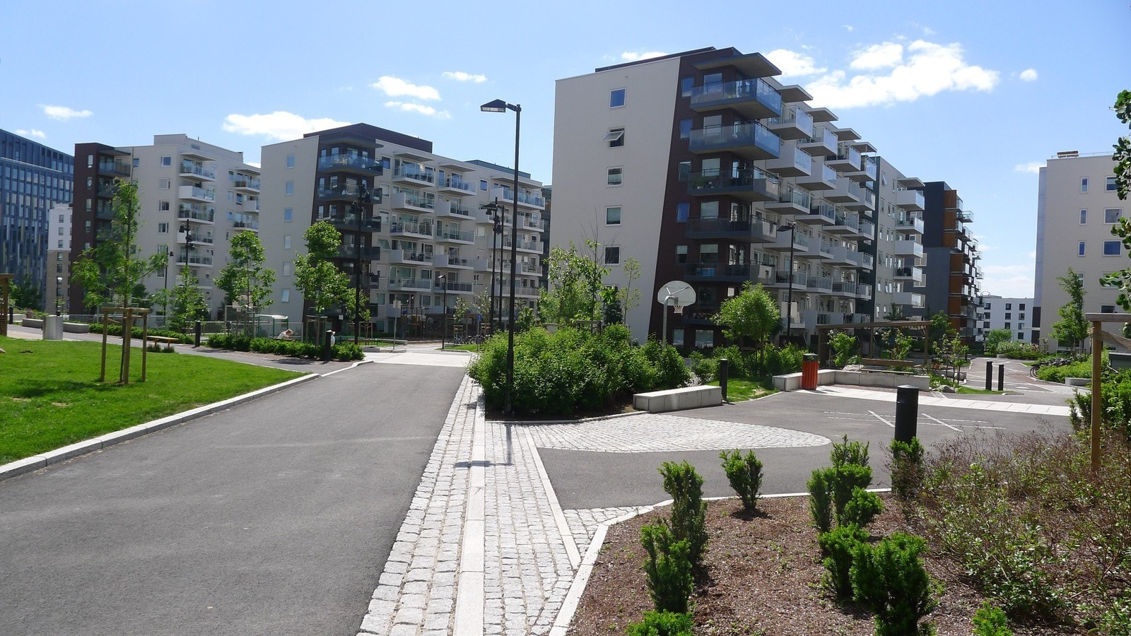 Stort parkområde i Gartnerkvartalet Galleribilde