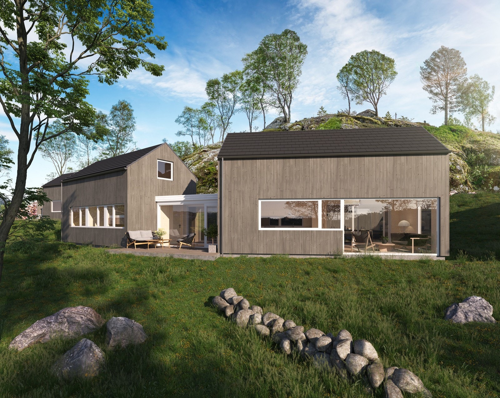 Leidland hyttefelt, eksteriør - tomt nr. 2 Galleribilde