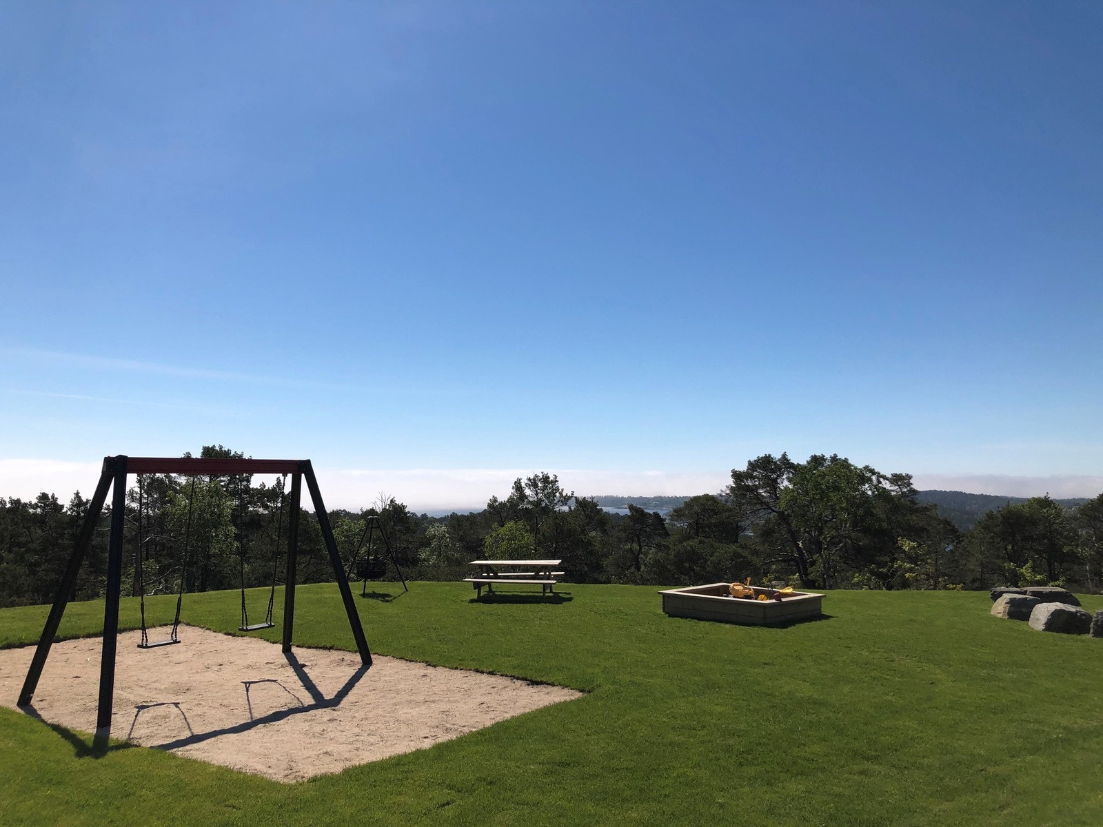 Ferdig opparbeidet lekeplass Galleribilde