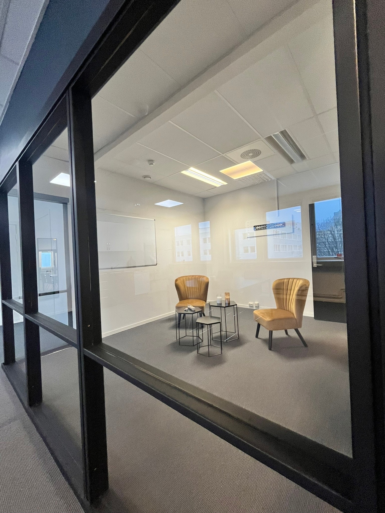 Hyggeområdet som også kan brukes som møterom Galleribilde