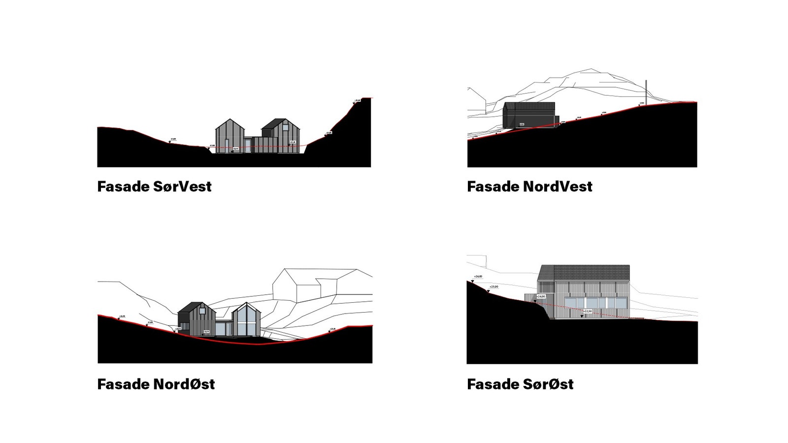 fasadetegning tomt nr. 6 Galleribilde